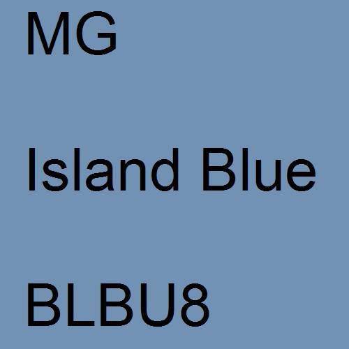 MG, Island Blue, BLBU8.